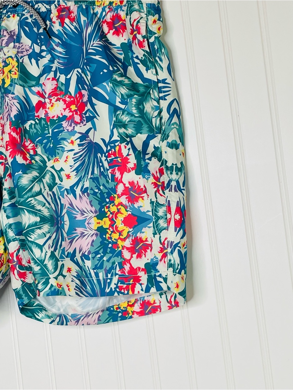 Maamgic Tropical Print Swim Trunks - Picture 3 of 8